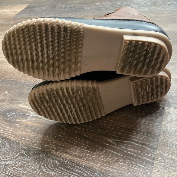 Magellan Women’s Outdoor Duck Boots Black Brown Size 7 - Picture 9 of 9